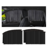 Universal Fit Magnetic Car Side Window Sunshade Curtains (4PCS) – Removable Privacy & Heat Protection, Pleated Black Magnetic Car Window Shades for Baby & UV Protection, Foldable & Easy to Use